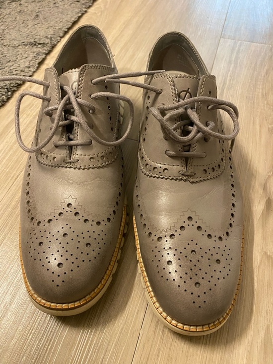 Cole Haan Other - Cole Haan Grey Brogue Wingtip Oxfords